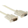 Kabel VGA produžni kabel, HD15 F/M, 1.8m, sivi 